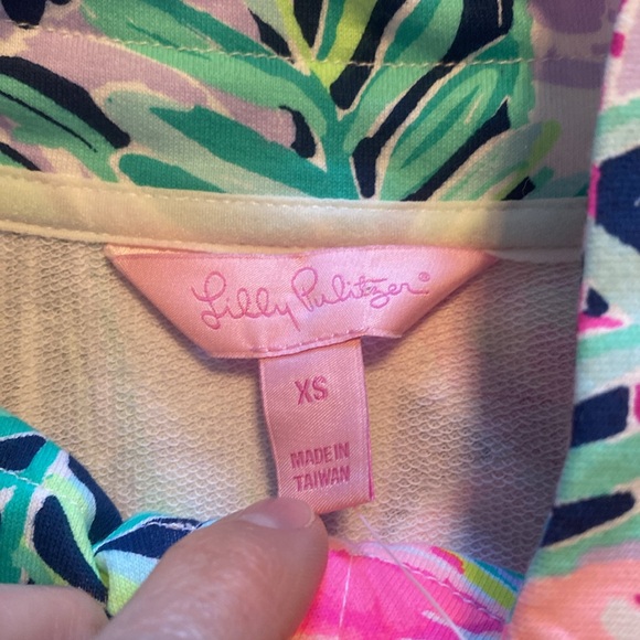 NWT Lily Pulitzer UPF 50+ Skipper Popover Quarter-Zip Top - Picture 4 of 7